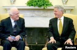 1999年9月23日美国总统克林顿会见格鲁吉亚总统谢瓦尔德纳泽