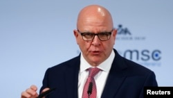 麥克馬斯特2018年2月17日出席慕尼黑安全會議（路透社）