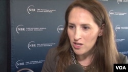 美國喬治城大學安全研究項目教授梅惠琳。（視頻截圖）