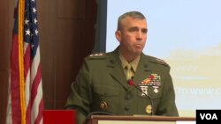 美國海軍陸戰隊部隊指揮官約翰威斯勒中將6月29日在華盛頓