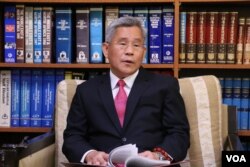 台灣外交部國際組織司長徐佩勇（美國之音楊明拍攝）