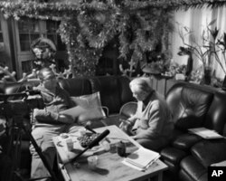 地理學家陳爾壽在接受楊偉東採訪