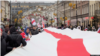 Протестная акция в Варшаве против псевдовыборов в Беларуси (архивное фото) 