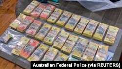 2021年6月8日澳洲聯邦警察查獲的犯罪資金