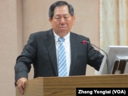 台湾国家安全局长蔡得胜(美国之音张永泰拍摄)