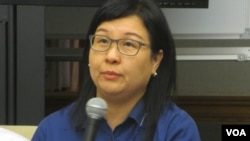 台湾移民署桃园专勤队队长徐昀（美国之音张永泰报道）