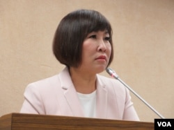 台灣在野黨國民黨立委呂玉玲（美國之音張永泰拍攝）