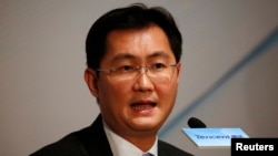 中國騰訊創始人馬化騰。