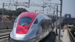 中國一帶一路指標工程印尼雅萬高鐵2日正式營運