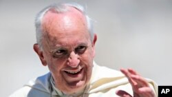 罗马教宗方济各（资料照片）