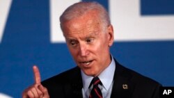 2020美國總統大選民主黨參選人拜登。