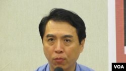 台灣執政黨國民黨立委陳學聖（美國之音張永泰拍攝）