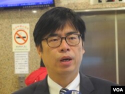 台湾执政党民进党立委陈其迈（美国之音张永泰拍摄）