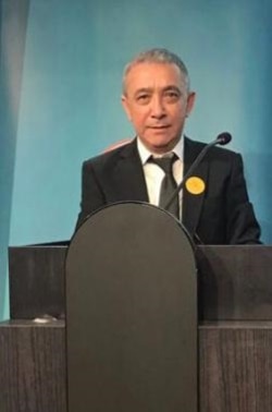 世界維吾爾代表大會(World Uighur Congress) 發言人迪里夏提·熱西提(Dilxat Raxit) (資料照)