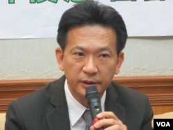 台灣執政黨民進黨立委林俊憲（美國之音張永泰拍攝）