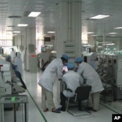 广东的高科技工厂(资料照片)