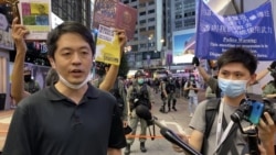 民主黨立法會議員許智峯。(美國之音特約記者 湯惠芸)