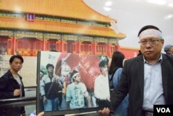 支聯會主席何俊仁（美國之音湯惠芸攝）