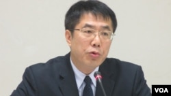 台灣在野黨民進黨立委黃偉哲（美國之音張永泰拍攝）