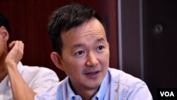 進步民主派立法會議員陳志全。(美國之音湯惠芸拍攝)