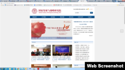 中国人大国家发展与战略研究院网站首页（网站截图）