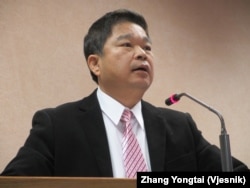 台灣在野黨民進黨立委蔡煌琅(美國之音張永泰拍攝)