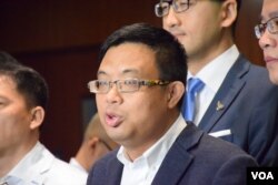 香港民主黨立法會議員涂謹申。(美國之音湯惠芸)