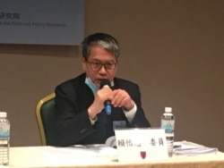 台灣智庫諮詢委員賴怡忠（美國之音陳筠拍攝）