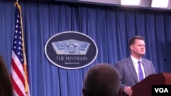 美国国防部印太安全事务助理部长薛瑞福2019年5月3日主持中国军力报告记者会