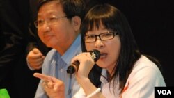 愛港力召集人陳靜心認為和平佔中猶如用刀要脅北京政府