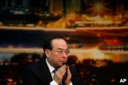 2017年3月6日，中共重慶市委書記孫政才在北京開會。美聯社當時說，孫政才是爭取在中共十九大成為政治局常委的競爭者之一。