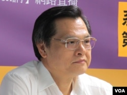 前陆委会主委 陈明通(VOA记者张永泰拍摄)