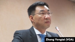 台灣執政黨國民黨立委江啟臣 (美國之音張永泰拍攝)