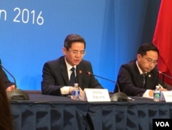 中國外交部副部長鄭澤光舉行記者會。(資料圖片)