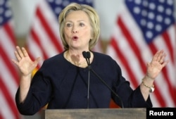 希拉里·克林顿在克利夫兰演讲（2016年6月13日）