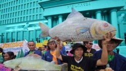 ເຄືອຂ່າຍປະຊາຊົນໄທ ຍັງຄົງສືບຕໍ່ຄັດຄ້ານໂຄງການກໍ່ສ້າງເຂື່ອນຊະນະຄາມ ເທິງແມ່ນ້ຳຂອງໃນລາວ