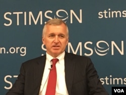 前美國國務院亞太副助卿柯慶生（美國之音鍾辰芳拍攝）