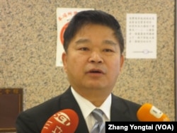 台灣在野黨民進黨立委蔡煌瑯(美國之音張永泰拍攝)