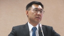 台湾在野党国民党立委江启臣(美国之音张永泰拍摄)