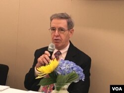 前美国国务院台湾协调处处长的葛天豪 (美国之音钟辰芳拍摄)
