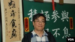 澳門民主派立法會議員吳國昌表示，爭取澳門在2019年普選特首(美國之音湯惠芸)