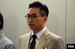 公民黨黨魁楊岳橋。(美國之音湯惠芸)