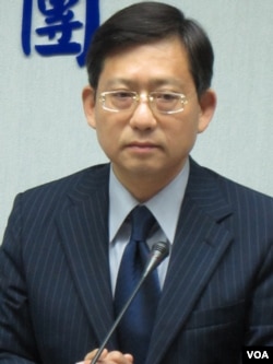 国民党立委 吴育升( 美国之音 张永泰拍摄）