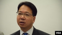 資訊科技界立法會議員莫乃光 (VOA湯惠芸攝)