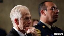 納瓦羅在布宜諾斯艾利斯參加G20峰會。 (2018年11月30日)