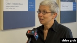 人權組織人權觀察中國部主任索菲•理查森(視頻截圖)