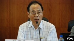 反佔中學者何濼生認為，佔中會造成反作用不會令北京降低香港特首普選的門檻 (美國之音湯惠芸)