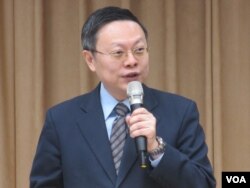 台灣前陸委會主委王郁琦（美國之音張永泰拍攝）