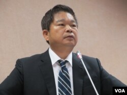 台灣在野黨民進黨立委蔡煌琅 (美國之音張永泰拍攝)