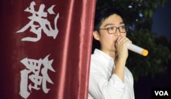 香港民族黨召集人陳浩天。（美國之音湯惠芸）